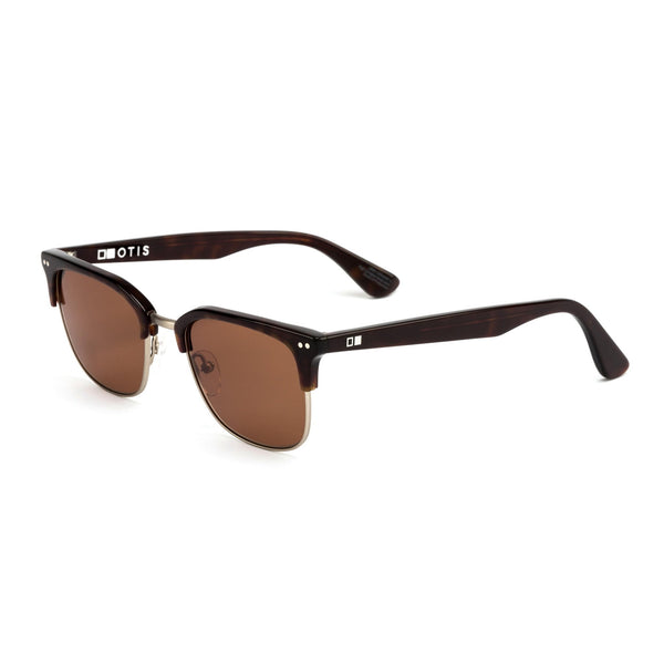 100 CLUB - Sasa Brown - Brushed Gunmetal / Brown