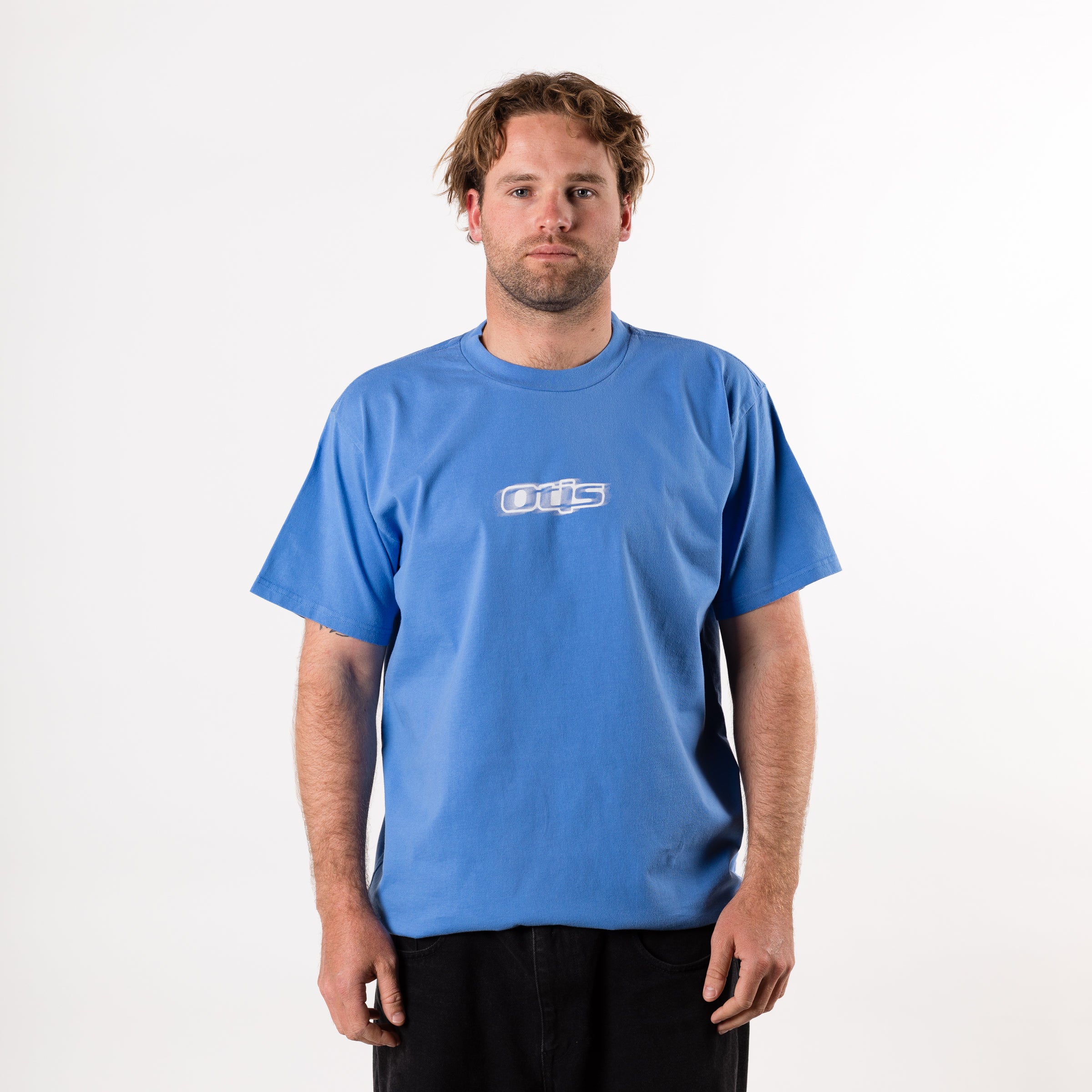 OTIS HERITAGE TEE - Azure