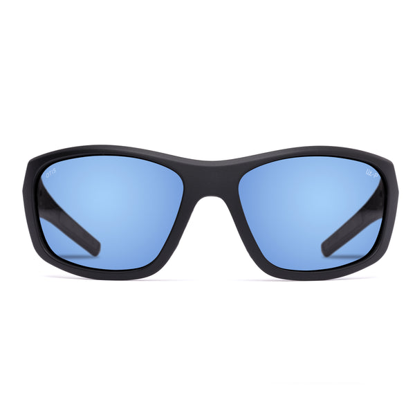 VANTA SPORT - Matte Black / L.I.T. Polar Mirror Blue