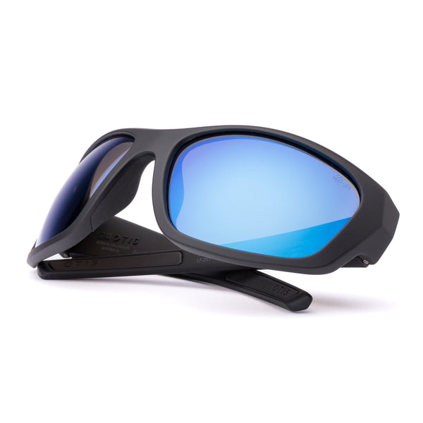 VANTA SPORT - Matte Black / L.I.T. Polar Mirror Blue