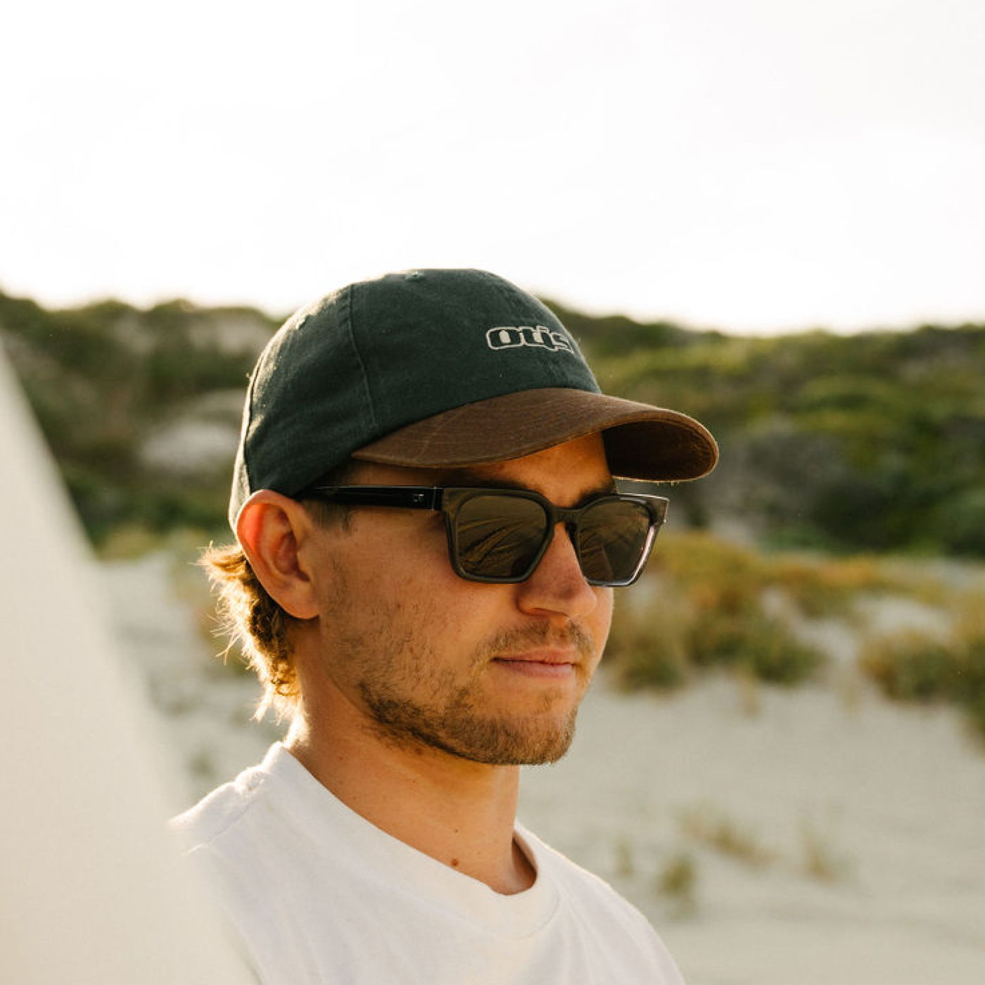 OTIS Heritage Cap Ecru / Burgundy