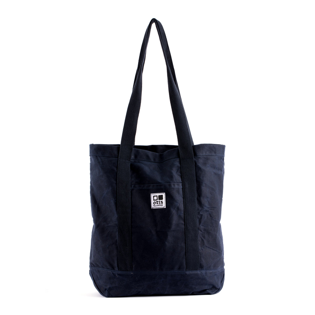 OTIS Waxed Canvas Tote Bag Navy