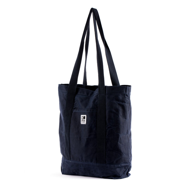 OTIS Waxed Canvas Tote Bag Navy