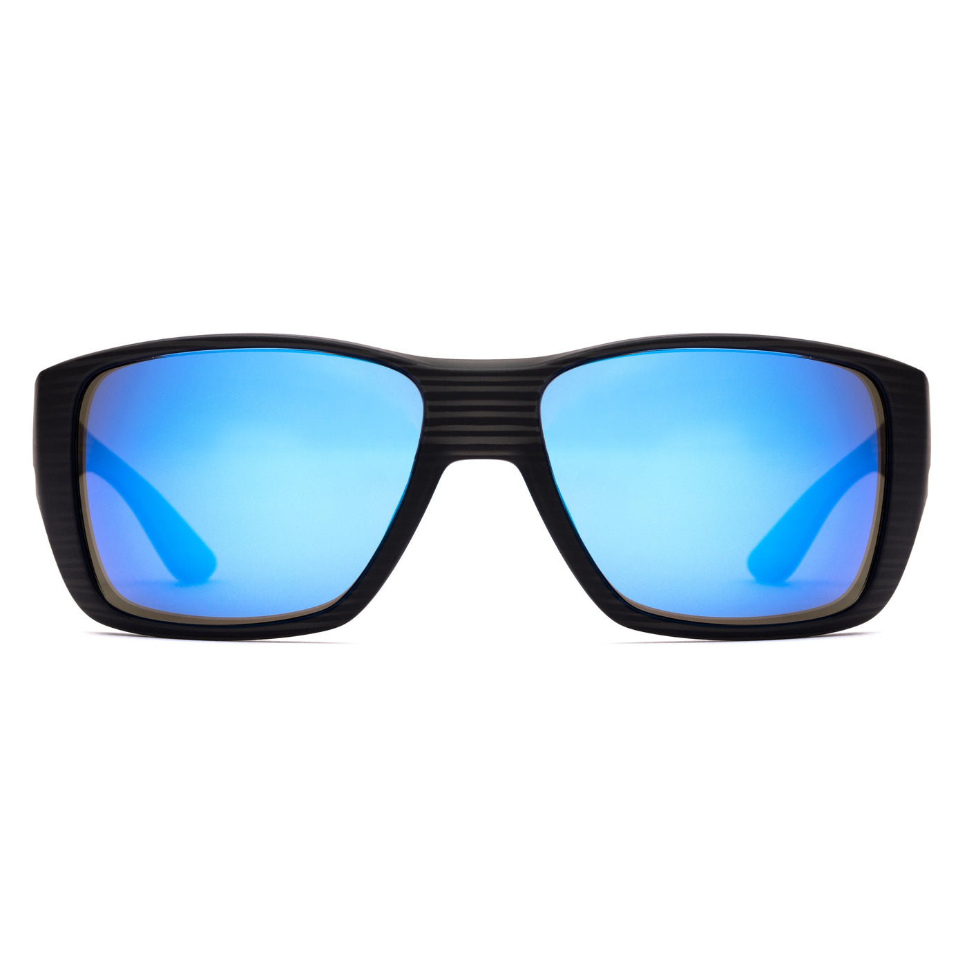 Black OTIS Eyewear sunglasses with blue lenses