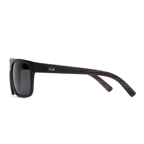 Black OTIS Eyewear sunglasses from the side angle