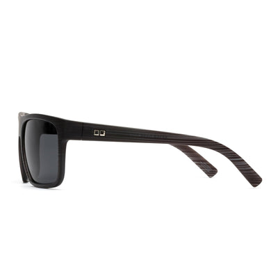 Black OTIS Eyewear sunglasses from the side angle