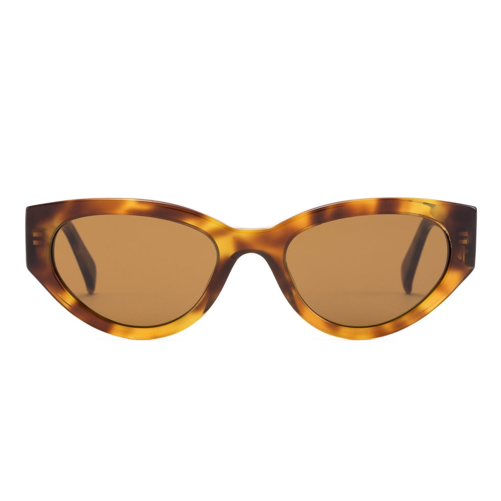 Tort OTIS eyewear cat eye sunglasses from the front