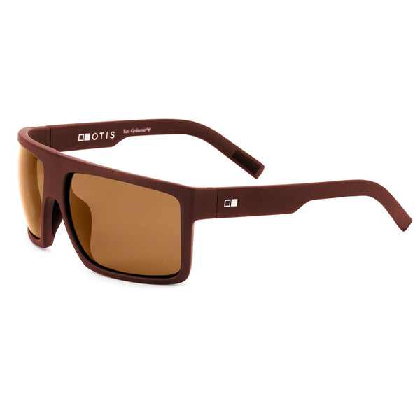 Brown OTIS Eyewear sunglasses on a side angle