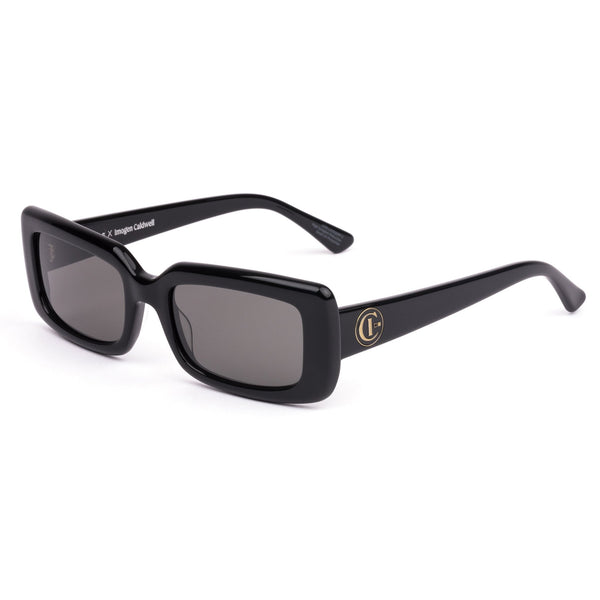 Black rectangle OTIS Eyewear sunglasses on the side
