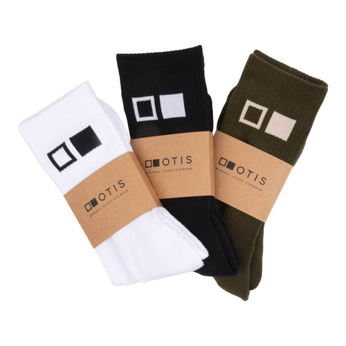 OTIS Classic Crew Socks White