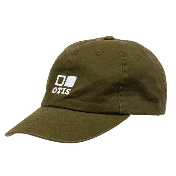 Green cap facing to the side with OTIS Eyewear logo