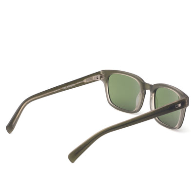 Green Scratch Resistant sunglasses facing away
