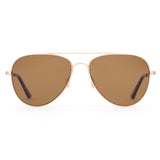ZEPPELIN - Brushed Gold / Eco Dark Tort / Brown Polar
